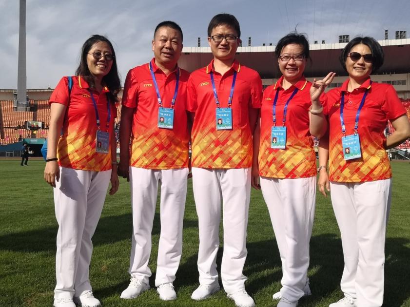 血液中心5名职工作为省卫生健康委代表队成员参加省直机关职工运动会